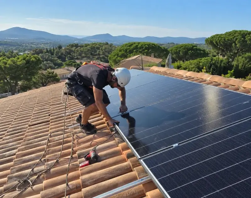 Installateur panneaux solaires Saint-André — pose photovoltaïque sur toiture
